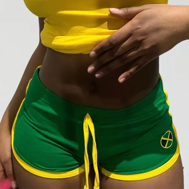 Jamaican tight shorts