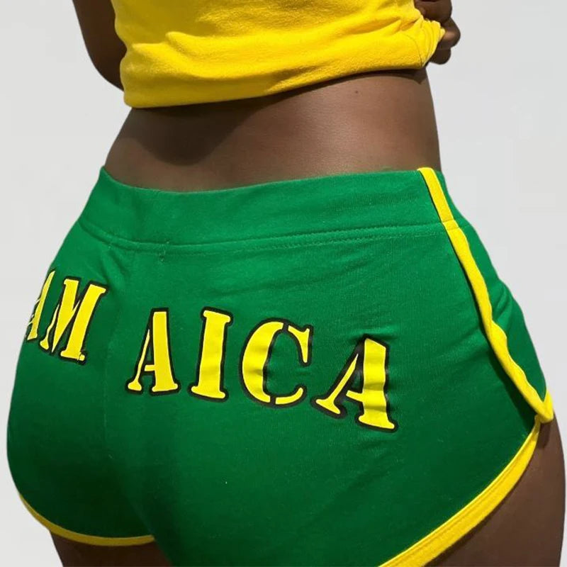 Jamaican tight shorts